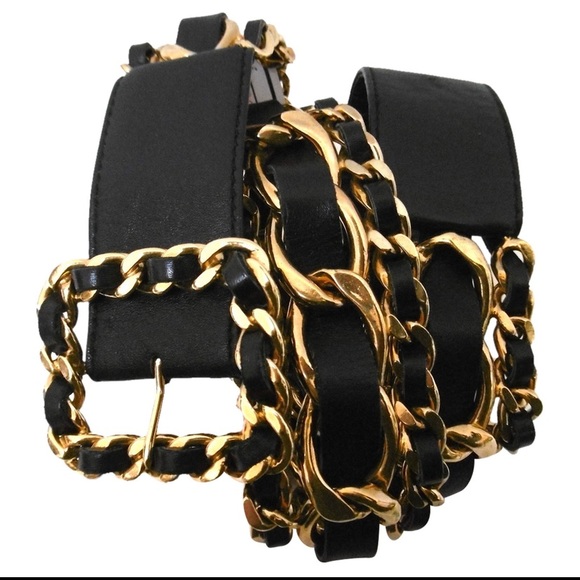 Chanel belt chains leather - Picture 3 of 10